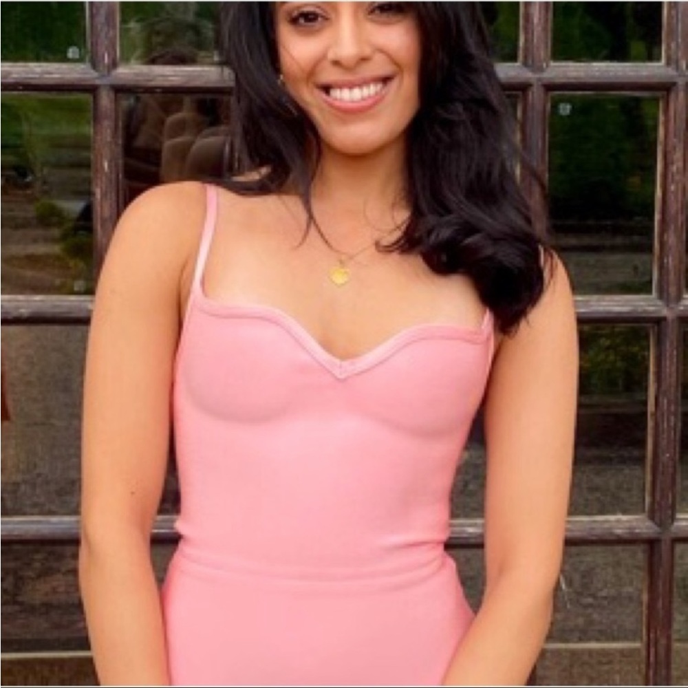 RARE House of CB ‘Fifi’ Fairy Pink Bandage Maxi Dress NWOT - Picture 10 of 14